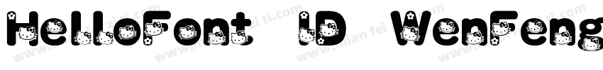 HelloFont ID WenFeng字体转换